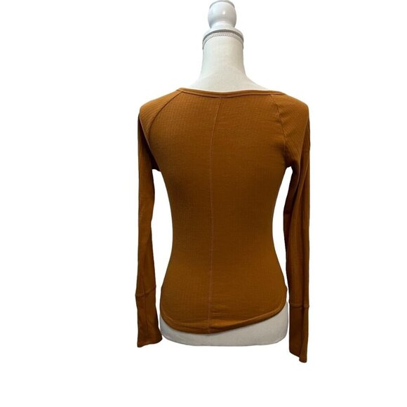Intimately Free People Rib Knit Long Sleeve Crop Top Size Small - Picture 5 of 12